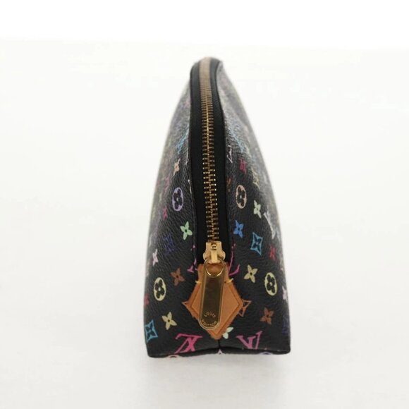 LOUIS VUITTON Monogram Multicolor Pochette Pouch Black M47355 LV Auth 146126V - Picture 8 of 16